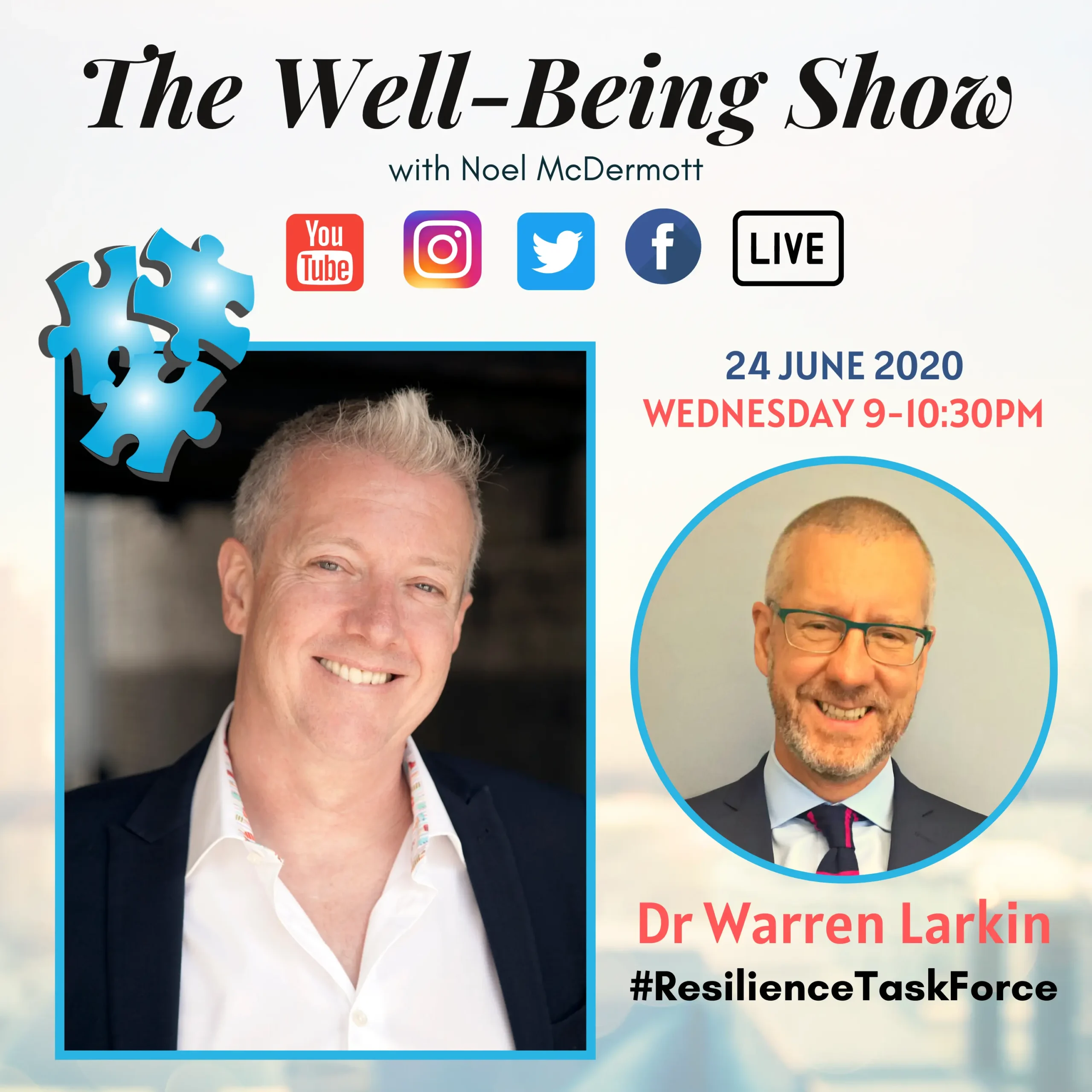 guest Dr. Warren Larkin #ResilienceTaskForce
