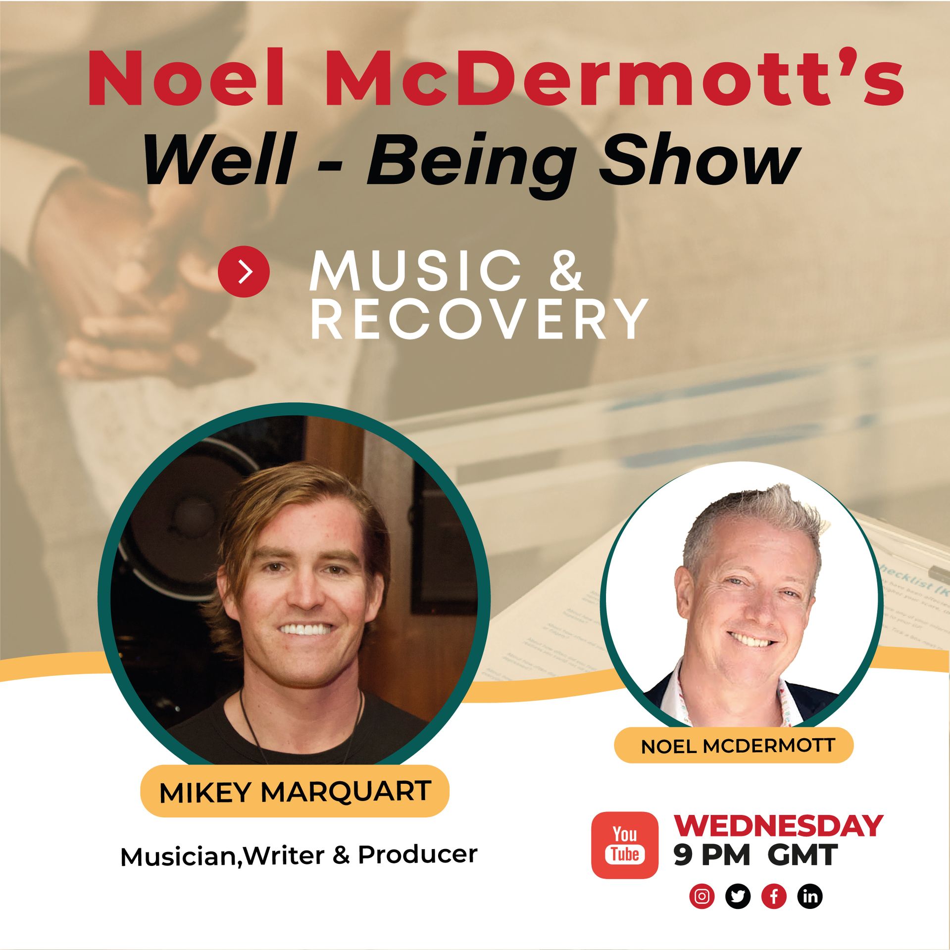 The Wellbeing Show - Music & Recovery with Mikey Marquart