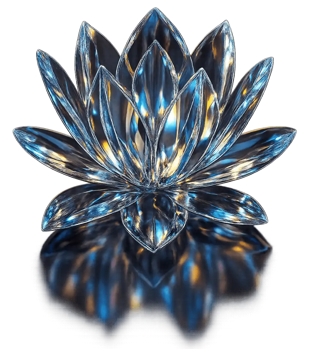 Holographic Crystal Flower