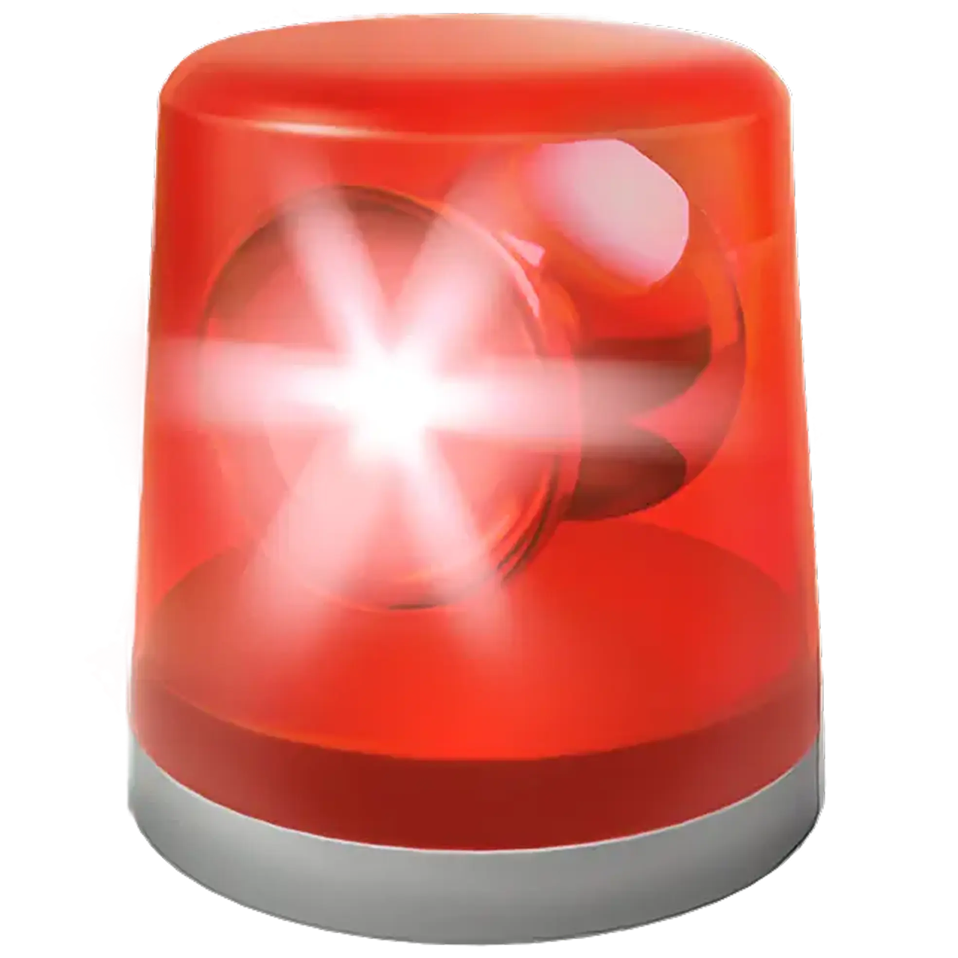 The police car light emoji