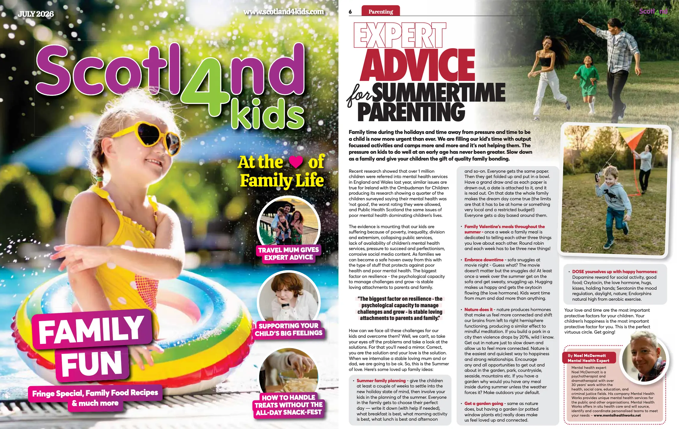 scotland4kids magazine noel cover